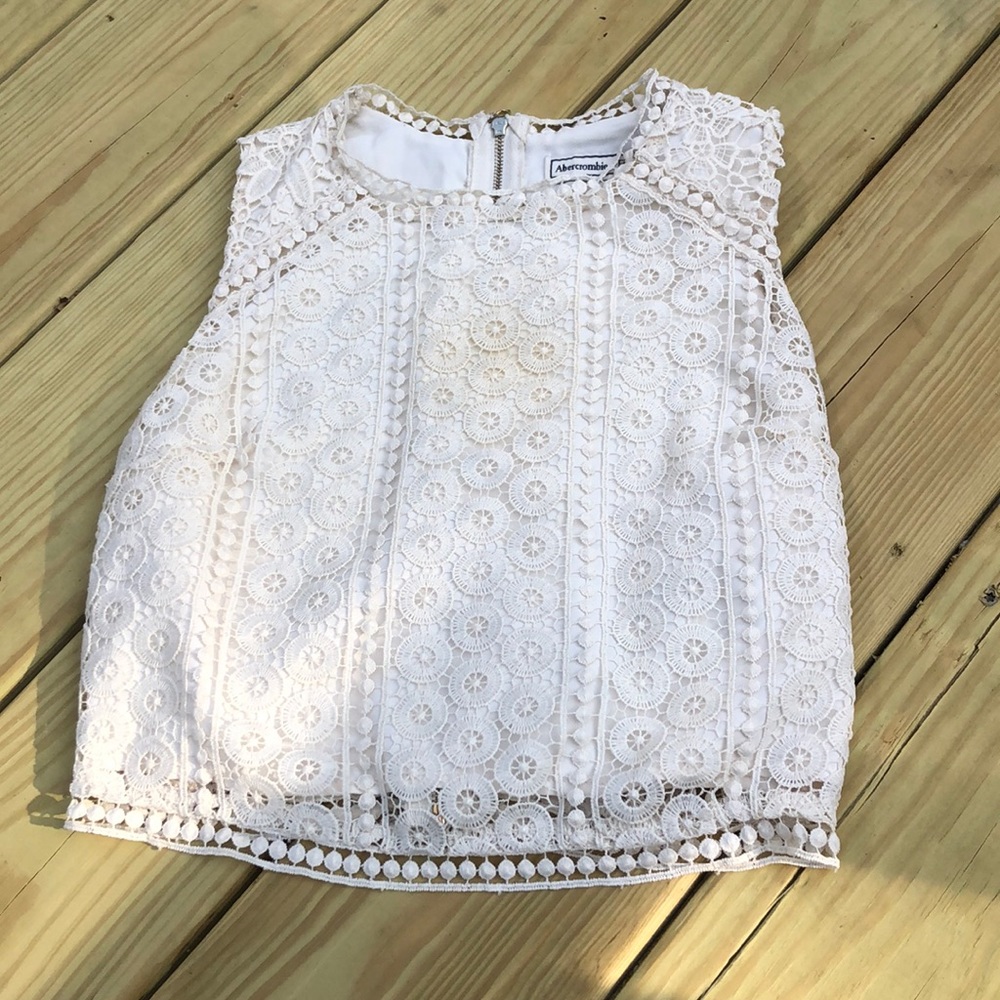 Cream tank top